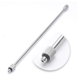 Prolunga per ugello nebulizzatore FLESSIBILE  10 cm. - ottone nichelato ATTACCO 10/24”