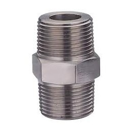 Nipplo conico 1/2" - ottone nichelato