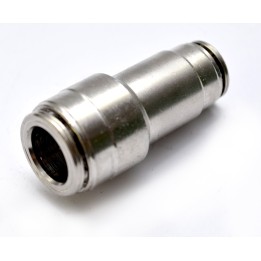 Giunzione Tubo ridotta 3/8" - 1/2" - ottone nichelato