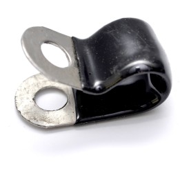 Graffa fissatubo alta pressione 3/8” in acciaio inox