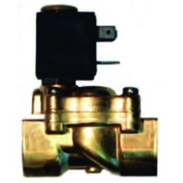 Elettrovalvola NC 2 vie a bassa pressione - Filetto F. 3/8" - 16 bar - 230 psi 230V 50/60Hz - portate fino a 13 l/min.