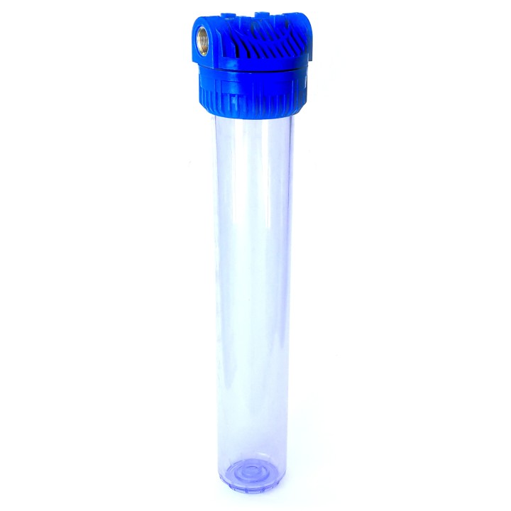 Contenitore per filtro 3 pezzi - F 3/4" V/T 20"