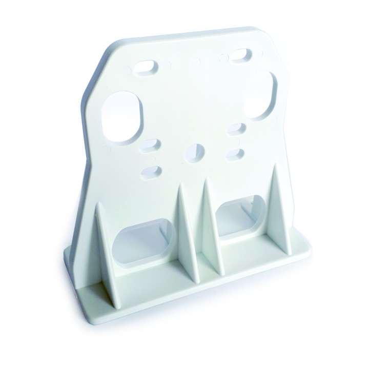 Staffa singola portafiltro a parete