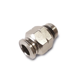 Raccordo inizio 1/4" tubo x 1/8" Bsp  - ottone nichelato