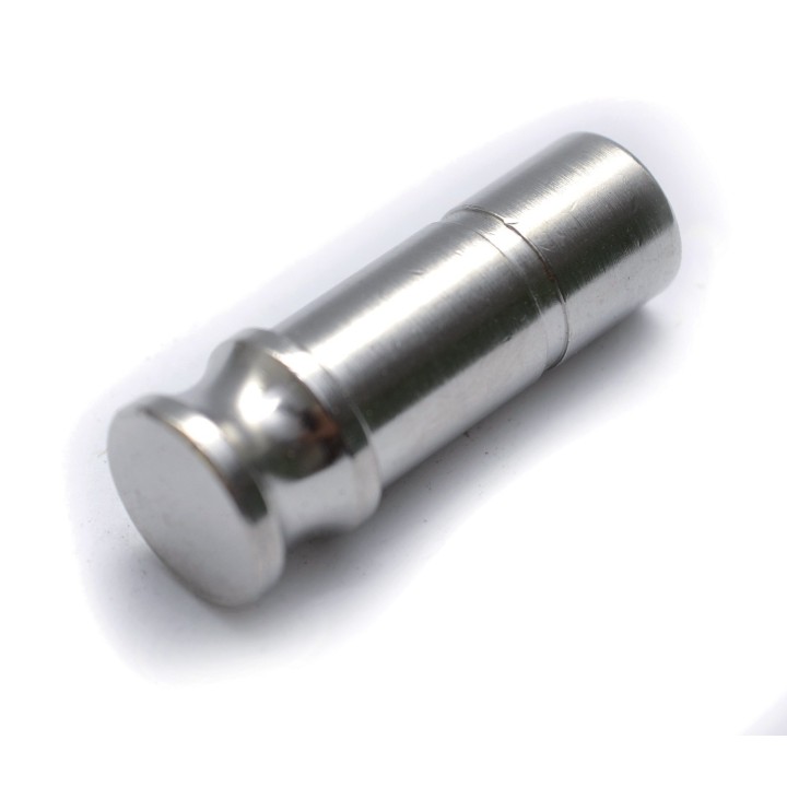 Tappo di fine linea da 1/4" ad incastro - ottone nichelato