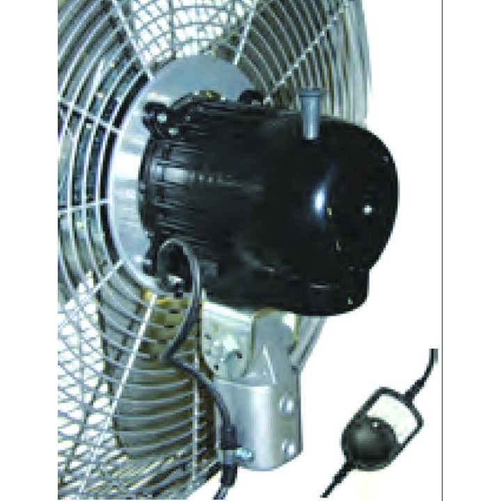 Ventilatore assiale 60 cm professionale con brandeggio interruttore sul motore