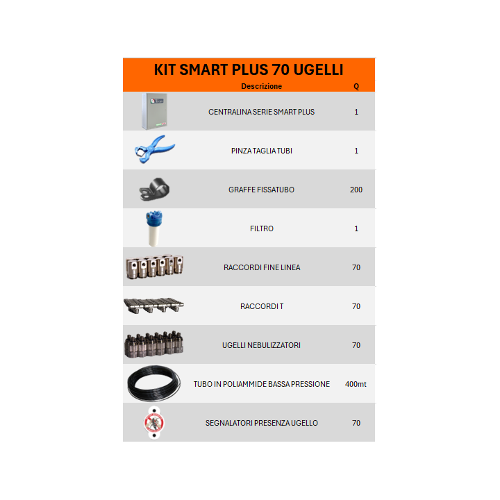 KIT MOSQUITO SMART PLUS 70