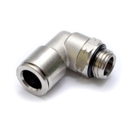 Raccordo CURVA inizio GIREVOLE 1/4" x 1/8" BSP