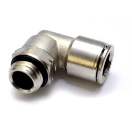 Raccordo CURVA inizio GIREVOLE 1/4" x 3/8"BSP