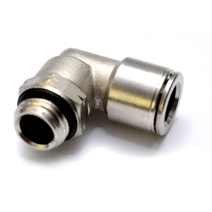 Raccordo CURVA inizio GIREVOLE 3/8" x 1/4"BSP