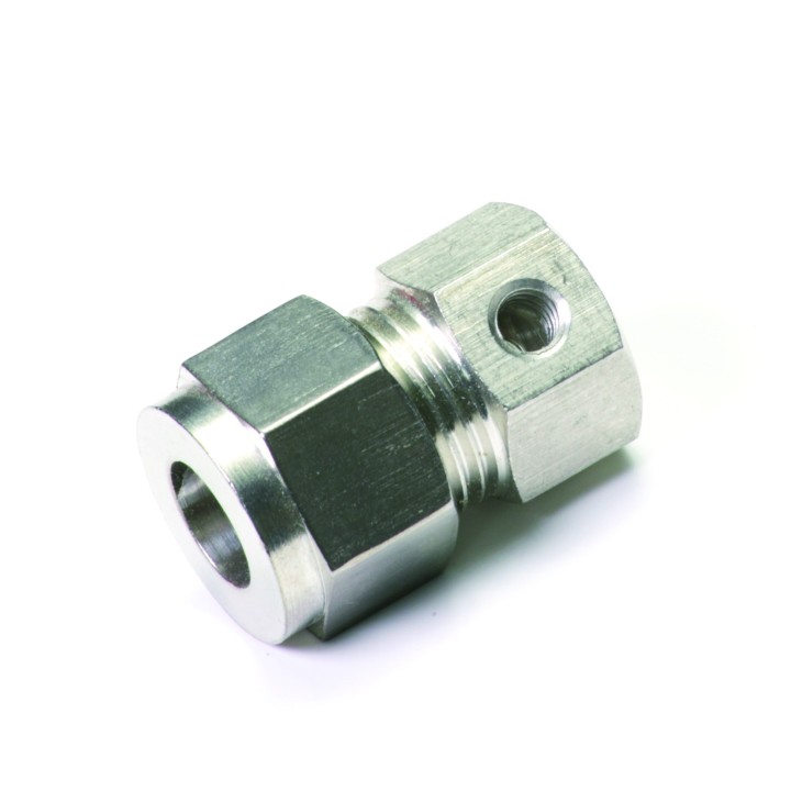 Fine linea portaugello Inox  3/8” 1 foro