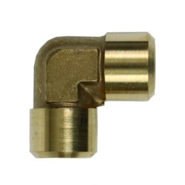 Raccordo ad alta pressione a L G1/4" F - G1/4" F - ottone nichelato