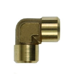 Raccordo ad alta pressione a L G3/8" F - G3/8" F - ottone nichelato