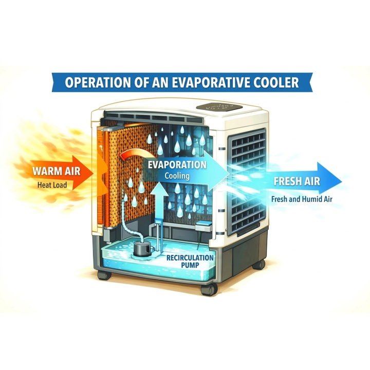Zefiro Evaporative Air Cooler