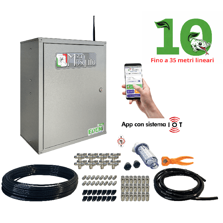 KIT MOSQUITO EDEN PRO DUAL DA 10 UGELLI